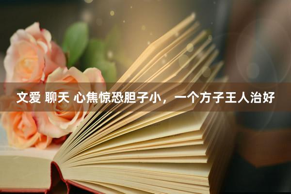 文爱 聊天 心焦惊恐胆子小，一个方子王人治好